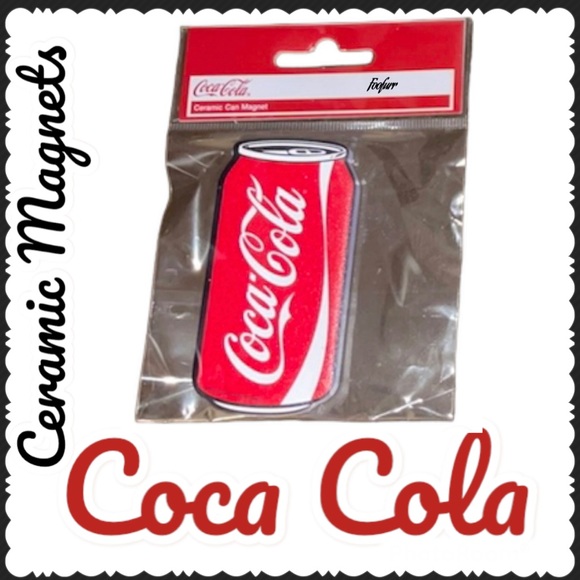 COCA COLA CERAMIC MAGNET SET OF 3 - Picture 4 of 11
